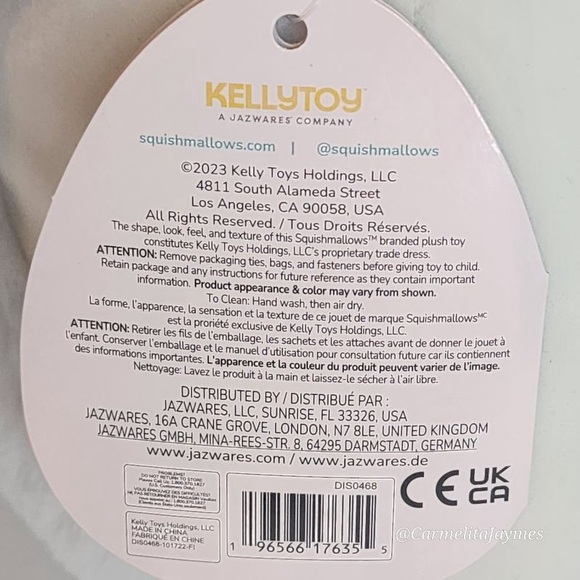 IVER 🐮 Mint Fuzzy Belly Highland Cow Original Squishmallows By Kellytoy NWT - Picture 7 of 10